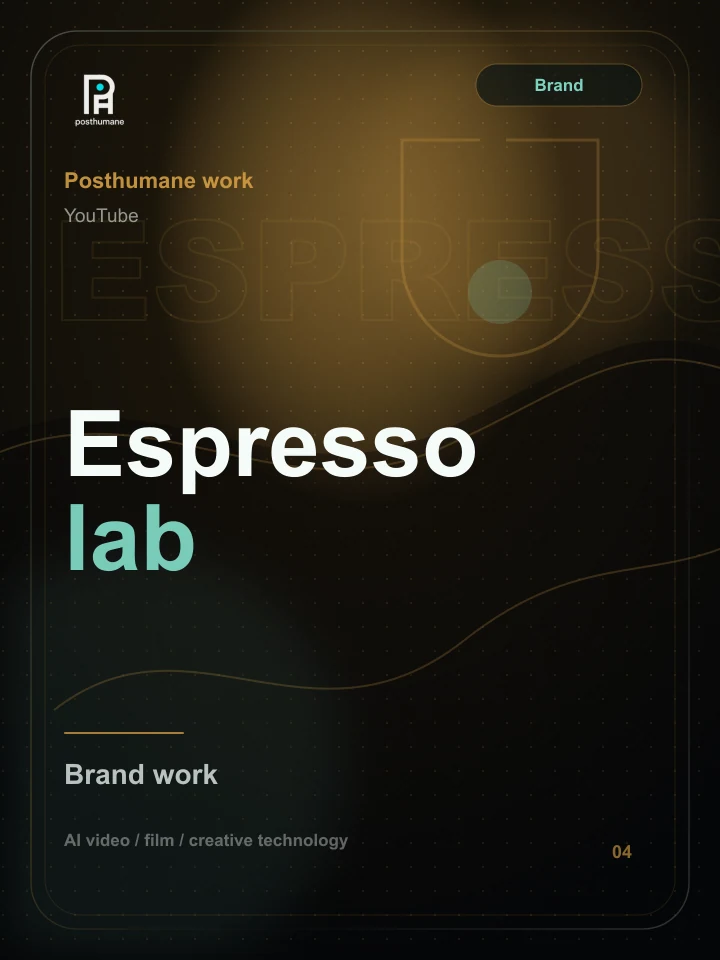 Espresso lab - Brand work