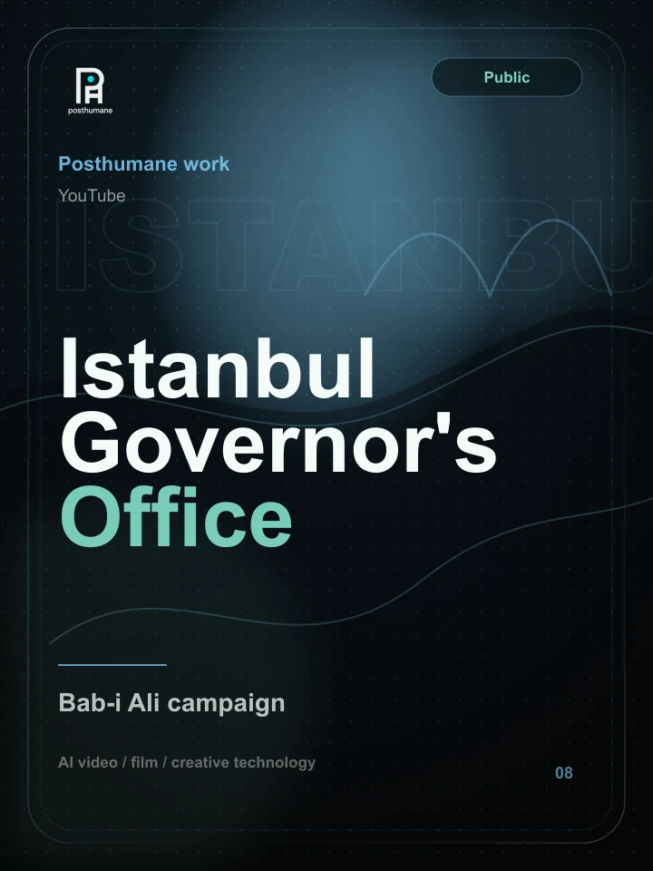 Istanbul Governor's Office - Bab-i Ali campaign